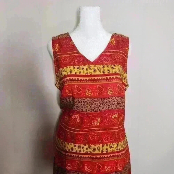 Sag Harbor women's leopard print maxi dress size 12 - Picture 3 of 9